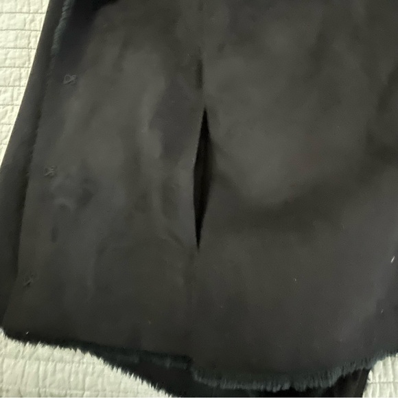 Lauren Ralph Lauren Vest Faux Suede Fur Black Women’s 2X Minimalist Luxury - Picture 10 of 14